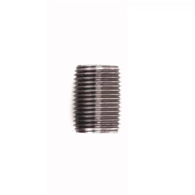 STZ Industries 1/2 in. MIP each X 1/2 in. D MIP Black Steel Close Nipple, Pack of 5