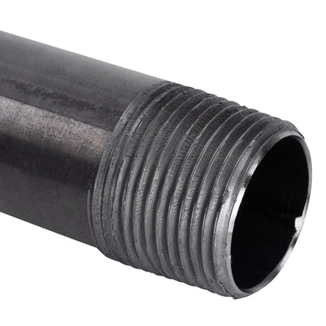 STZ Industries 1/2 in. MIP each X 1/2 in. D MIP Black Steel 2 in. L Nipple, Pack of 5