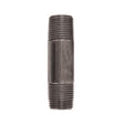 STZ Industries 1/2 in. MIP each X 1/2 in. D MIP Black Steel 3 in. L Nipple, Pack of 5