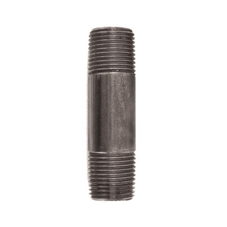 STZ Industries 1/2 in. MIP each X 1/2 in. D MIP Black Steel 3 in. L Nipple, Pack of 5