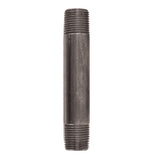 STZ Industries 1/2 in. MIP each X 1/2 in. D MIP Black Steel 4-1/2 in. L Nipple, Pack of 5