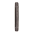 STZ Industries 1/2 in. MIP each X 1/2 in. D MIP Black Steel 6 in. L Nipple, Pack of 5