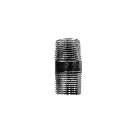 STZ Industries 3/4 in. MIP each X 3/4 in. D MIP Black Steel 2 in. L Nipple, Pack of 5