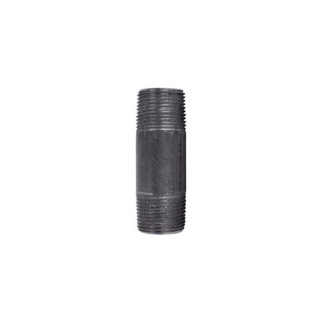 STZ Industries 3/4 in. MIP each X 3/4 in. D MIP Black Steel 3 in. L Nipple, Pack of 5