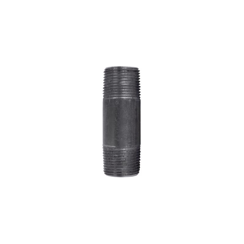 STZ Industries 3/4 in. MIP each X 3/4 in. D MIP Black Steel 3 in. L Nipple, Pack of 5