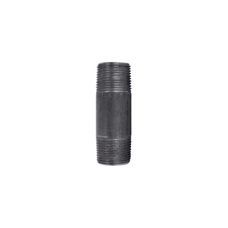 STZ Industries 3/4 in. MIP each X 3/4 in. D MIP Black Steel 3 in. L Nipple, Pack of 5