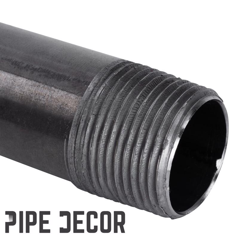 STZ Industries 3/4 in. MIP each X 3/4 in. D MIP Black Steel 4-1/2 in. L Nipple, Pack of 5