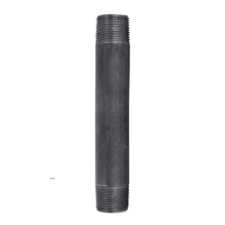 STZ Industries 3/4 in. MIP each X 3/4 in. D MIP Black Steel 6 in. L Nipple, Pack of 5