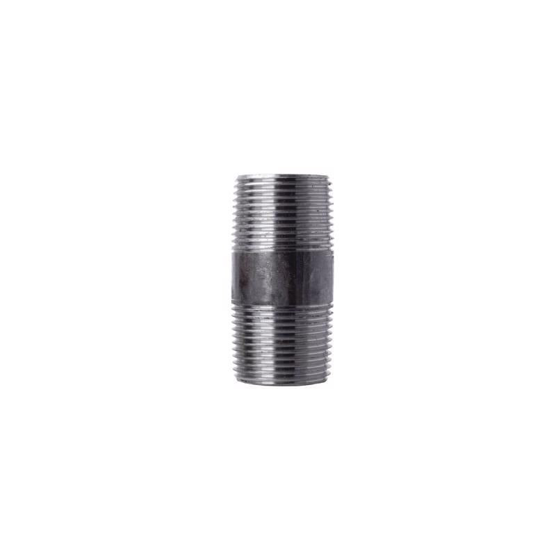 STZ Industries 1 in. MIP each X 1 in. D MIP Black Steel 2-1/2 in. L Nipple, Pack of 5