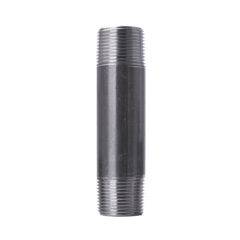 STZ Industries 1 in. MIP each X 1 in. D MIP Black Steel 5 in. L Nipple, Pack of 5