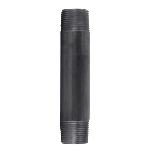 STZ Industries 1 in. MIP each X 1 in. D MIP Black Steel 6 in. L Nipple, Pack of 5