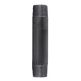 STZ Industries 1 in. MIP each X 1 in. D MIP Black Steel 6 in. L Nipple, Pack of 5