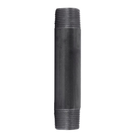 STZ Industries 1 in. MIP each X 1 in. D MIP Black Steel 6 in. L Nipple, Pack of 5