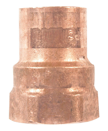 NIBCO 3/4 in. Copper X 3/4 in. D FIP Copper Pipe Adapter 1 pk, Pack of 10