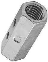 National Hardware 4003 Series N182-717 Coupling Nut, UNC Thread, 5/8-11 Thread, Steel, Zinc