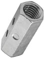 National Hardware 4003 Series N182-717 Coupling Nut, UNC Thread, 5/8-11 Thread, Steel, Zinc