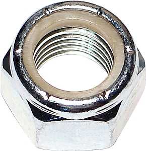 Midwest Fastener 03656 Lock Nut, Coarse Thread, 3/4-10 Thread, Nylon, Zinc