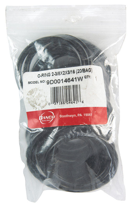 Danco 2-3/8 in. D X 2 in. D #110 Rubber O-Ring 20 pk