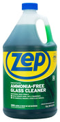 Zep ZU1052128 Glass Cleaner, 1 gal, Liquid, Characteristic, Dark Green