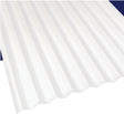 Sun N Rain 103693 Corrugated Roofing Panel, 10 ft L, 26 in W, 0.063 in Thick Material, Polycarbonate, White, Pack of 10