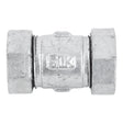STZ Industries 1/2 in. Compression X 1/2 in. D Compression Galvanized Malleable Iron 3 in. L Couplin