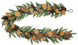 Puleo Asia Limited 312-4460-G6/10 Classic Fall Garland, 63 Tips, 6 ft, Pack of 6
