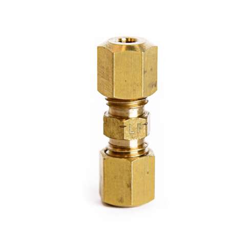 ATC 1/8 in. Compression X 1/8 in. D Compression Yellow Brass Union, Pack of 5