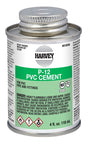 Harvey 18200-24 Solvent Cement, 4 oz, Can, Liquid, Clear
