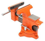 Pony 24545 Bench Vise, 3 in Jaw Opening, 4-1/2 in W Jaw, 2-5/8 in D Throat, Cast Iron, Pipe Jaw