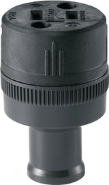 Eaton Wiring Devices 224-BOX Electrical Connector, Straight Blade, 1/4 to 39/64 in, 2-Pole, 15 A, 125 V, Black, 2-Wire, Pack of 10