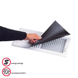 Deflect-O Jordan 15 in. H X 8 in. W 1-Way White ABS Plastic Magnetic Vent Cover, Pack of 6