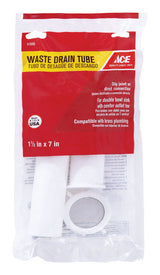 Ace 1-1/2 in. D X 7 in. L Plastic Waste Arm