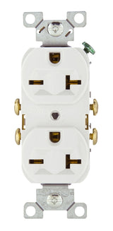 RECEPTACLE DPX COMM WHITE 20A