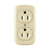 RECEPTACLE DPX IVORY 125V 15A