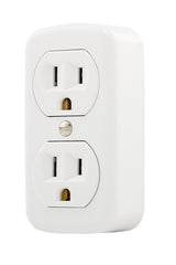 RECEPTACLE DPX WHITE 125V 15A