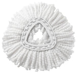 O-Cedar EasyWring 148474 Spin Mop Refill, Microfiber, White