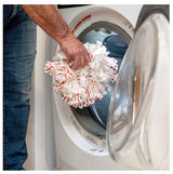 O-Cedar EasyWring 170500 Deep Clean Mop Head Refill, Microfiber, Red/White