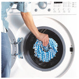 O-Cedar EasyWring RinseClean Series 172092 Spin Mop Refill, Microfiber, Blue/White