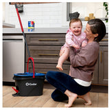 O-Cedar 172400 Hard Floor Cleaner Pacs, 10 oz, Solid, Crisp Citrus, White