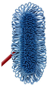 O-Cedar 139431 Dust Mop, 20 in W Head, Microfiber Head, Metal Handle, Blue