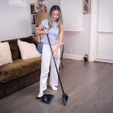 O-Cedar PowerCorner 168217 Outdoor All-Terrain Broom, 12 in Sweep Face, Plastic Bristle, 54 in L, Steel Handle