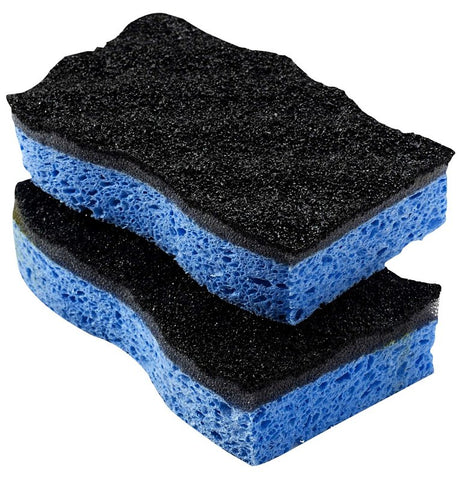 O-Cedar Scrunge 148377 Heavy-Duty Sponge, 7-1/2 in L, 5 in W, Blue