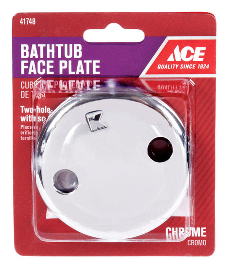 Ace 3-1/4 in. D Chrome Overflow Faceplate