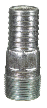 STZ Industries 1 in. Barb X 1 in. D MPT Galvanized Steel Adapter