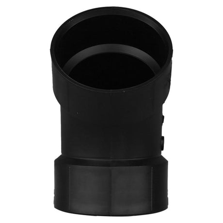 Charlotte Pipe 3 in. Hub X 3 in. D Hub ABS 45 Degree Elbow