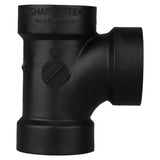Charlotte Pipe 1-1/2 in. Hub X 1-1/2 in. D Hub ABS Sanitary Tee