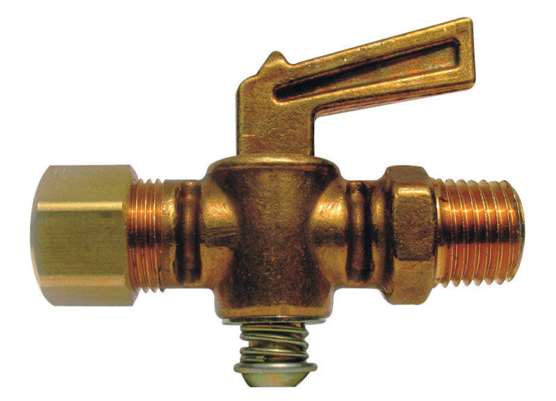 JMF Company 1/4 in. 1/8 in. Brass Compression Valve