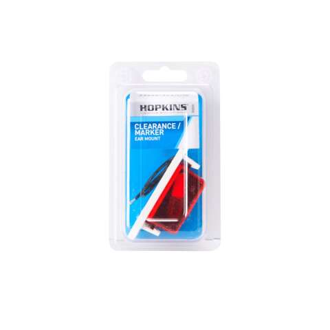 Hopkins Red Rectangular Clearance/Side Marker Light, Pack of 3