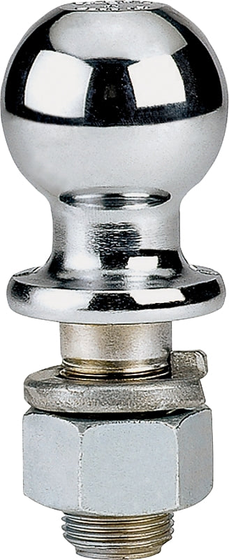 REESE TOWPOWER 74021 Hitch Ball, 2-5/16 in Dia Ball, 1 in Dia Shank, 6000 lb Gross Towing, Steel