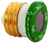 Bussmann TL-30 Plug Fuse, 30 A, 125 V, 10 kA Interrupt, Plastic Body, Time Delay Fuse, Low Voltage